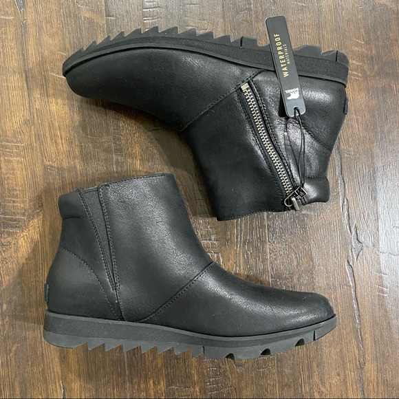 Sorel Harlow Leather Side Zip Bootie Size 8.5 Wmn - Picture 3 of 12